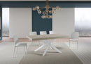 Tavolo Allungabile 180-440x90x77 cm Volantis Premium Cashmere Telaio Bianco 