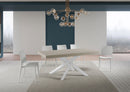 Tavolo Allungabile 180-440x90x77 cm Volantis Premium Cashmere Telaio Bianco 