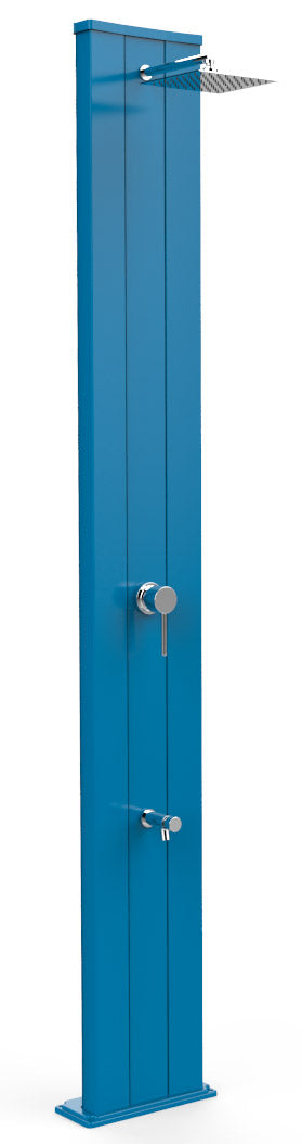 Doccia Solare da Giardino 40L Miscelatore e Lavapiedi Arkema Dada S Blu sconto