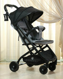 Passeggino Leggero per Bambini Barotti Primo Nero e Grigio