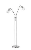 Piantana da Interno  E14 in Metallo Nickel Opaco