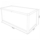 Baule 152x70x70 h cm in Plastica Marrone