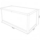 Baule 152x70x70 h cm in Plastica Marrone