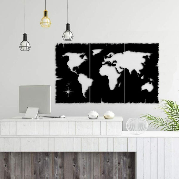 Cornice decorativa 125x73 cm mondo nero online
