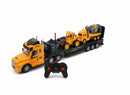 Camion Radiocomandato Giocattolo con Rimorchio Scala 1/30 Giallo      