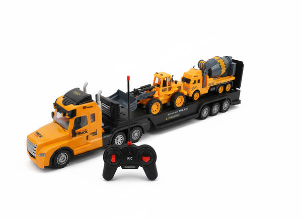 prezzo Camion Radiocomandato Giocattolo con Rimorchio Scala 1/30 Giallo