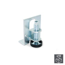 Regolabili per Mobile M10 H46 mm Acciaio e Plastica Zincato 10 Pezzi Emuca