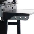 Piastra di Cottura Plancha a Gas 140x54,5x96 cm Potenza 10 kW con Coperchio in Acciaio Nero      
