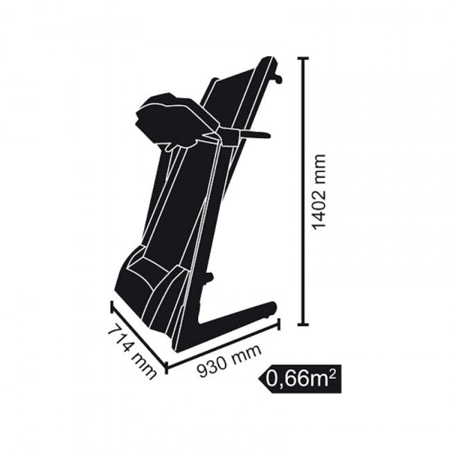 Tapis Roulant Motorizzato 3,0Hp 16Km/h Toorx TRX-45 S Hrc