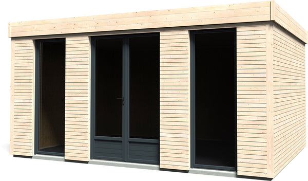 Casetta Abitabile da Giardino 4,97x3,65m Senza Pavimento con Pareti Isolanti Decor Home 15m² sconto