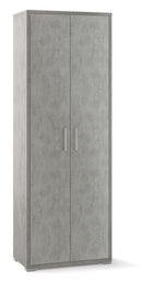 Armadio 2 Ante 71x199x41 cm Cemento