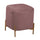 Pouf Contenitore 38x38xh45 cm in Tessuto Velluto Rosa