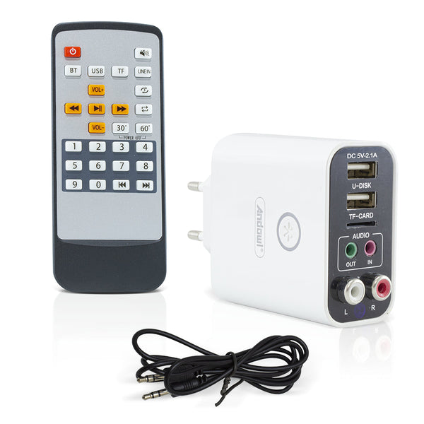 Trasmettitore Wireless Adattatore Audio Stereo Bluetooth AUX con Telecomando prezzo