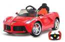 Macchina Elettrica per Bambini 12V con Licenza Ferrari la Rossa
