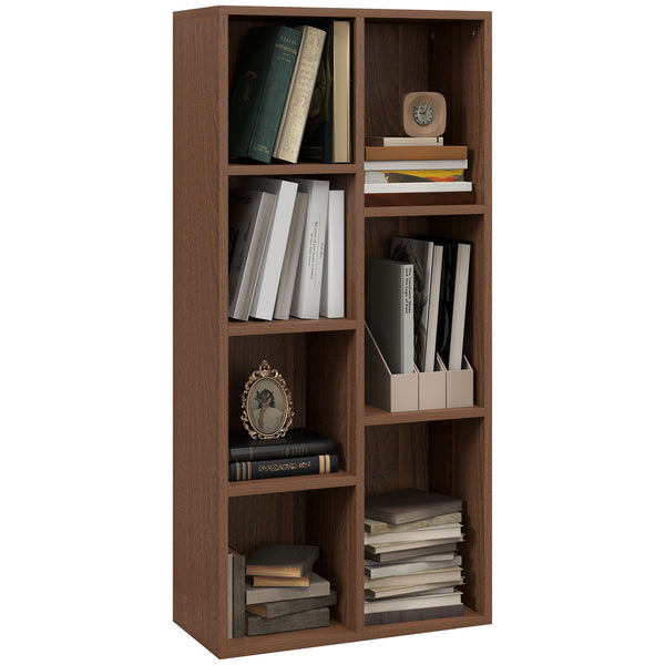 online Libreria a Cubi 50x24x106 cm Vani a Giorno di Diverse Dimensioni Rivestimento in Melamina Color Noce