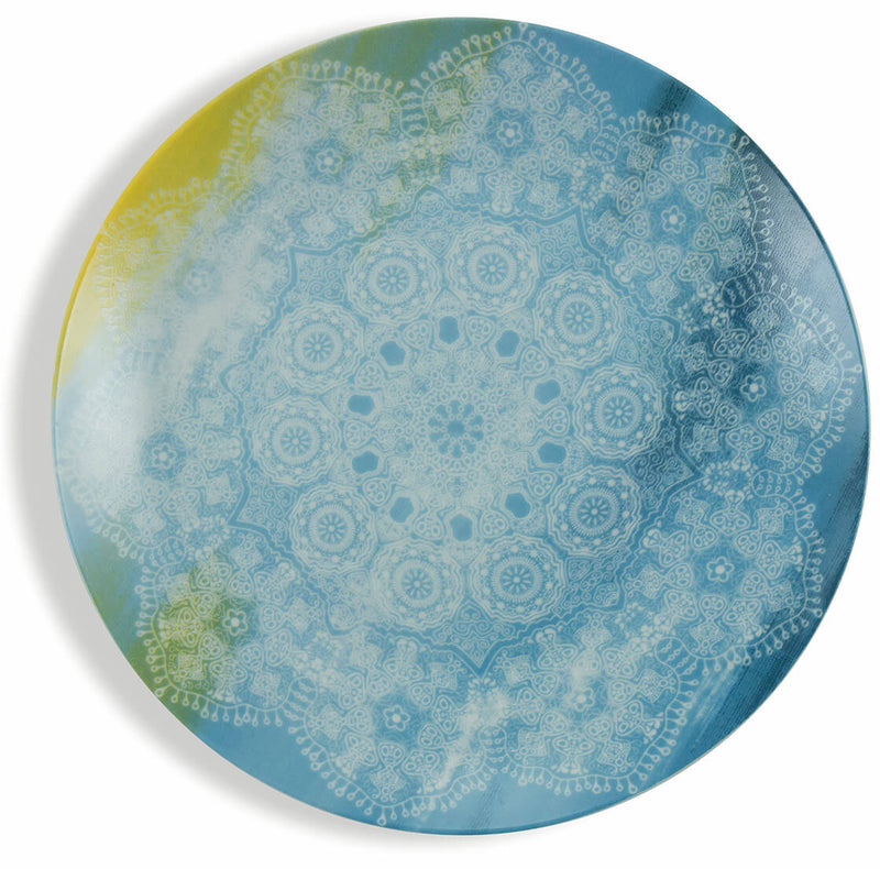 Servizio Piatti 18 Pezzi in Porcellana e Gres Villa d'Este Home Tivoli Canvas Multicolor