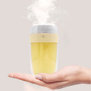 Mini Umidificatore 80x80x152 mm ricaricabile con led colorati Giallo