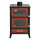 Stufa a Legna con Forno 22 KW 50,5x58,5xH91,5 cm Marika Rossa