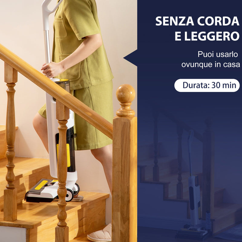 Aspirapolvere Senza Fili, Scopa Elettrica Potente 20000Pa, 40Min Aspirapolvere Senza Fili, Scopa Elettrica Potente 20000Pa, 40Min