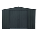 Casetta Box da Giardino 322x233x209 cm in Metallo Grigio Scuro