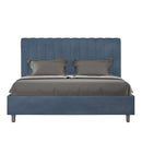 Letto Matrimoniale Agueda Blu Varie Misure