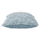 Set 2 Cuscini Decorativi 43x43x6 cm in Poliestere VdE Tivoli 1996 Furry Verde Salvia