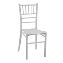 Sedia 40x43xh90 cm in Resina Chiavari Bianco