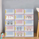 Scatola Scarpe Salvaspazio 23x33xH14 cm Contenitore con Sportello Rosa