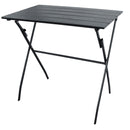 Tavolo Pieghevole da Giardino 78x48,5x74 cm in Metallo e HDPE Antracite
