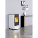 Stufa a Pellet ad Aria Ventilata 8,87kW Stella 90 Bianca