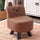 Sedia Poltrona per Bambini 30x30x45 cm Design Orsetto Morbido Marrone