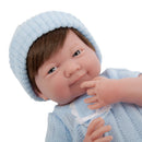 Bambola Bebè Neonato con Pigiama Azzurro 38cm JC Toys