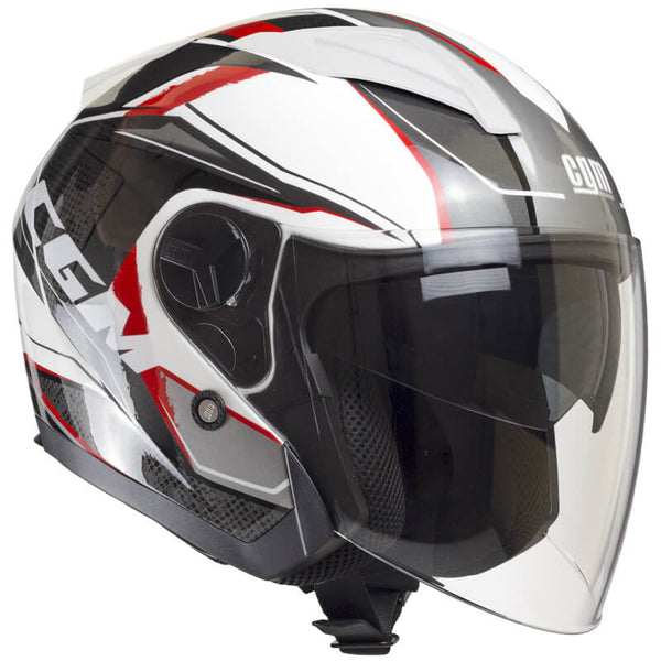 Casco Jet per Scooter Visiera Lunga CGM Mayer 130X Rosso Varie Misure online