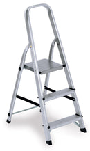 Scaletto Sgabello Richiudibile in Alluminio 3 Gradini Fadi Everest Silver