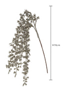 Set 6 Ramo di Cedro con Glitter H78 cm 