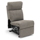 Poltrona Alzapersona Elettrica 2 motori 80x99x97 cm In Tessuto Jazz Denver Fango