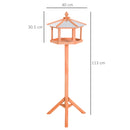 Casetta Mangiatoia per Uccelli in Legno 113x85x40 cm 