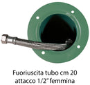 Fontana da Giardino con Manico e Doppio Rubinetto Belfer 42/ARRP Avorio