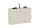 Mobile Multiuso 2 Ante 4 Cassetti Onda 124x40x81 cm Finitura in Melamina Cachemire