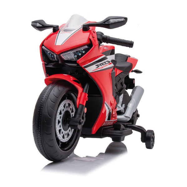 Moto Elettrica per Bambini con Licenza Honda CBR 1000RR 12V Velocità 4km/h Rossa prezzo