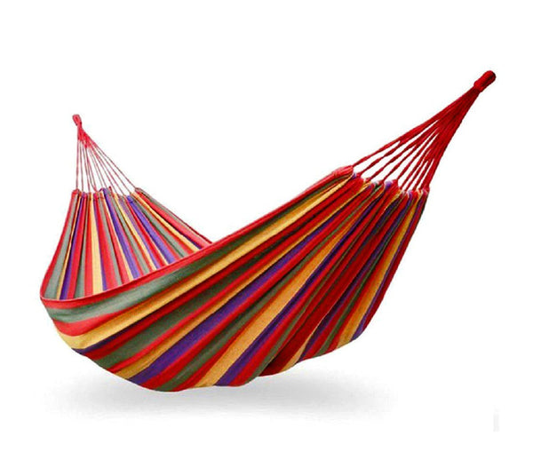 Amaca da giardino 200x80 cm in cotone colorata con sacca online