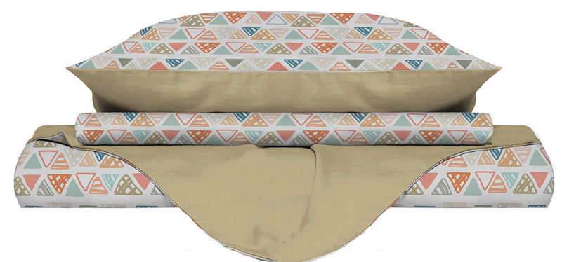 Copripiumino Double Face con Federe Stampato Different Varie Misure