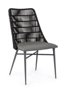 Set 2 Sedie 54x57x90h cm Tablita Antracite 