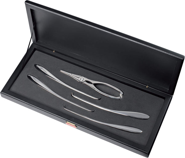 prezzo Set Pinza e 4 Stiletti per Crostacei Aragosta in Acciaio Inox Alexander