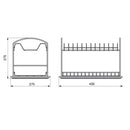 Scolapiatti da Cucina in Acciaio Emuca Suprastar 