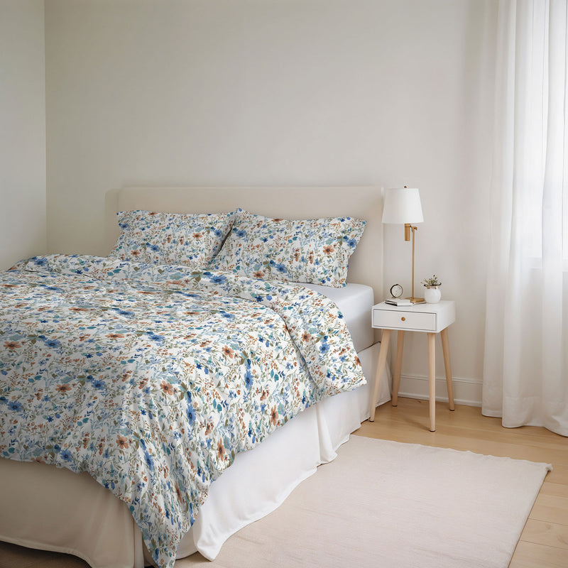 Copripiumino con Stampa sul Sacco e Federe Linea Ida Ermes Varie Misure