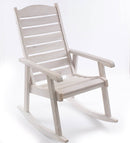 Sedia a Dondolo 58x99xH104 cm in Abete Bianco