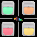 2 Lampade Notte Luce Notturna LED 3 Funzioni RGB Bianco Dimmerabile Crepuscolare