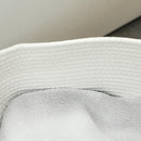 Cesto Portabiancheria Pieghevole con Manici 88L Ø56x35.5 cm in Cotone Naturale Bianco Crema 