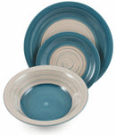 Servizio Piatti 18 Pezzi in Stoneware Soriani California Multicolor